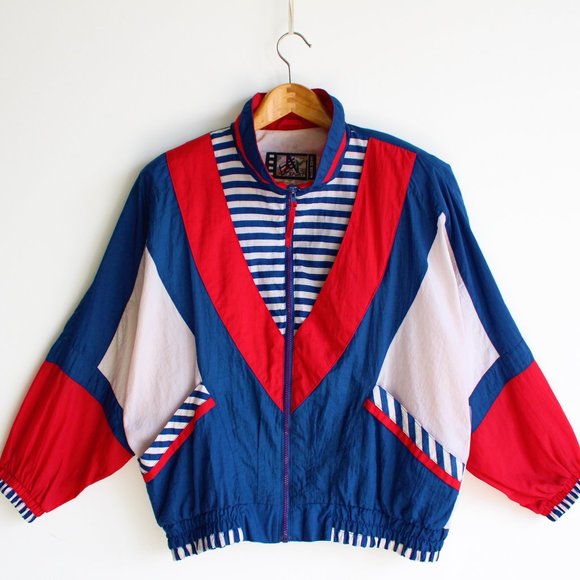 Vintage 90's River Edge Sailor Windbreaker Jacket - Picture 2 of 10